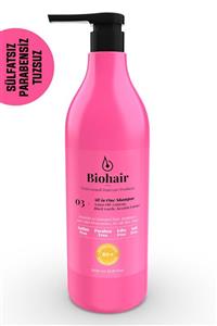 Biohair All In One Siyah Sarımsak Ginseng Argan Keratin Özlü Şampuan 1000ml No:03