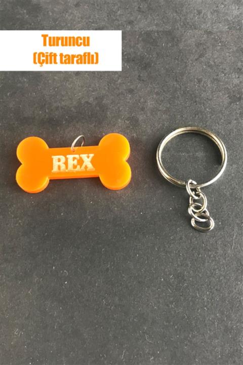 PineCraftAndMore Köpek Künye Isimlik Akrilik Malzeme