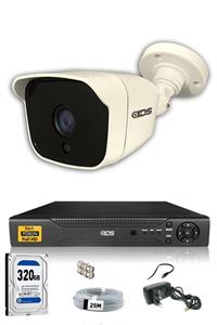 IDS 1 Kameralı Set - 5mp Sony Lensli Full Hd Gece Görüşlü Güvenlik Kamerası Sistemi - Cepten Izle