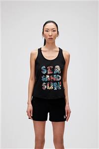 Bad Bear Kadın Siyah Atlet Sea Sand Sun Tank -top