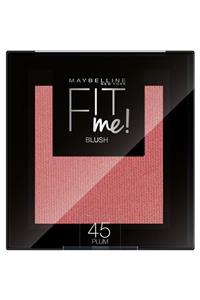 Maybelline New York Pembe Allık Fit Me Blush 45 Plum 3600531537319