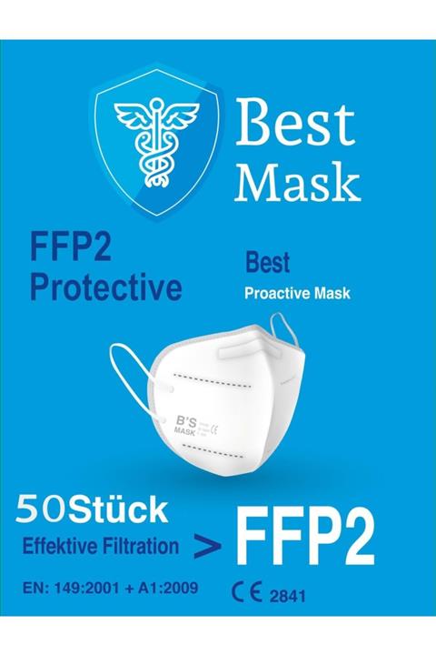 BestMask N95 Maske 50 Adet 5 Adet 10 Lu Kutu Maske