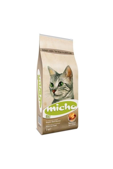 Micho Adult Cat Tavuklu Hamsi Ve Pirinç Eşliğinde Yetişkin Kedi Maması 3 Kg