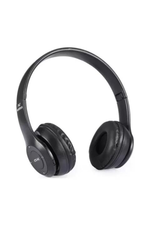 TrendShopping P47 Katlanalabilir 2.4+edr Kablosuz Bluetooth Kulaklık - Siyah