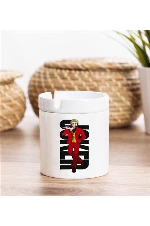 Katarsis Home Joker Baskılı Seramik Küllük 3