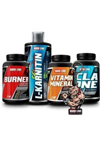 Hardline Thermo L-karnitin Yeşil Elma + Cla One + Burner + Vitamin Mineral