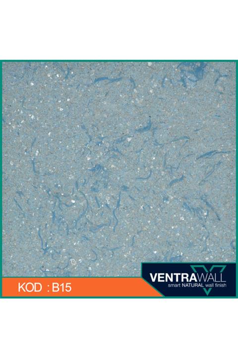 ventrawall Ipek Sıva Duvar Boyası Mavi B15
