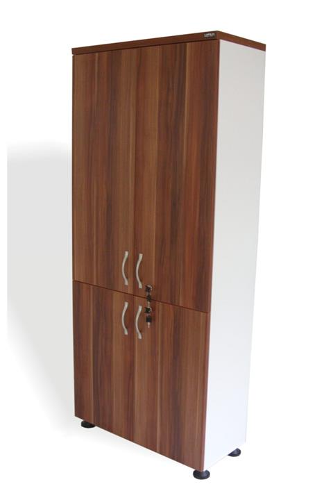 VENA Tam Kapak Ofis Dosya Dolabı 80x35x185cm Erik-beyaz