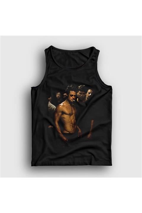 Presmono Unisex Siyah Tyler Durden Film Dövüş Kulübü Fight Club Atlet 244848tt