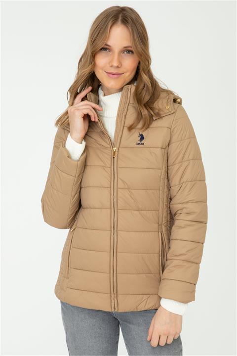 U.S. Polo Assn. Kahverengi Kadın Mont