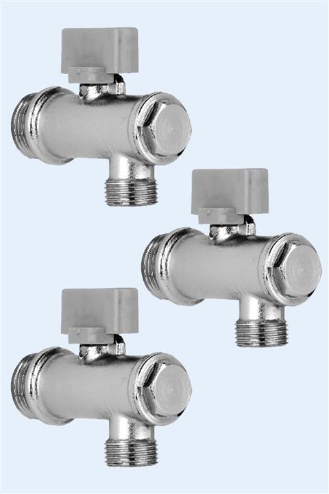 Uniquem 3 Adet Küresel Filtreli Ara Musluk