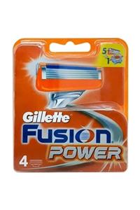 Gillette Fusion Power Yedek Tıraş Bıçağı - 4'lü