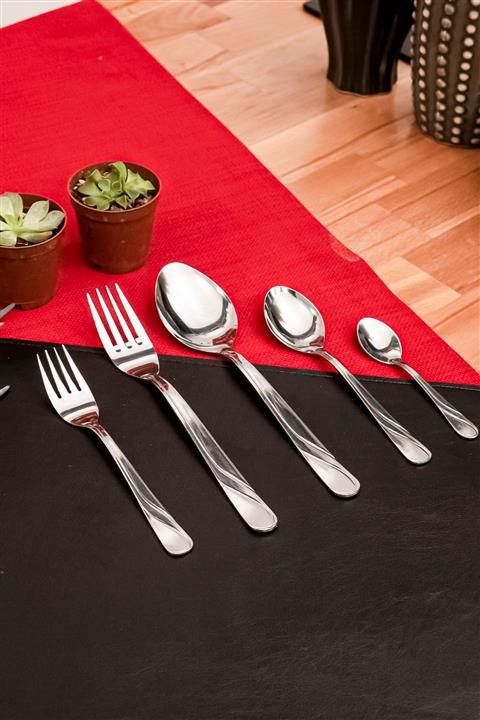 Milea Kaşık Çatal Seti Furkan 60 Parça 12 Kişilik