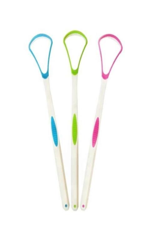 MOON SHOPPING Dil Temizleme Dil Sıyırıcı Hijyenik Plastik  Dil Temizleyici 1 Adet