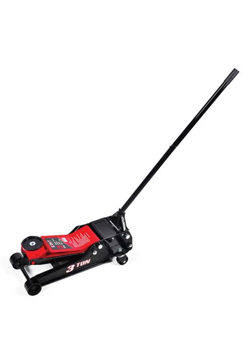 DHT 3 Ton Çift Pistonlu Arabalı Kriko Garaj Krikosu Düşük Profil F1 Profesyonel