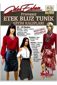 Dilmer Yayınları Güler Erkan Provasız Etek Bluz Tunik Giyim Kalıpları 34-44 Beden No: 100