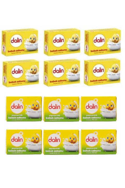 Dalin Bebe Sabunu-6 Adet Papatya 6 Adet Normal-Toplam 12 Adet