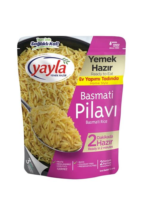 Yayla Basmati Pirinç Pilavı 250 gr 3'lü