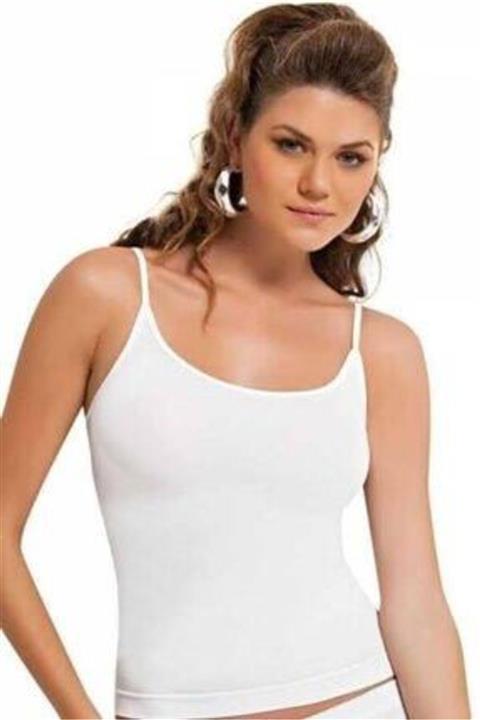 Derince Kadın Beyaz Askılı Atlet 3 Adet