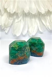 Natuur Collection 1881 Aquamarine Sabunu 2'li Taze Okyanus Kokulu El Yapımı Lüks Dekoratif Sabun