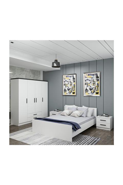 Minar Kale Yatak Odası Takımı Set 5 - Beyaz