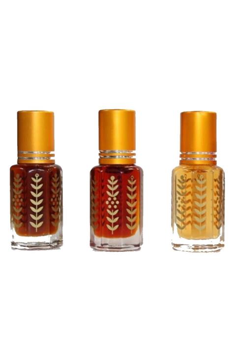 RoseRoi Amber - Misk - Kabe Örtüsü Kokusu 3 cc 3'lü Paket