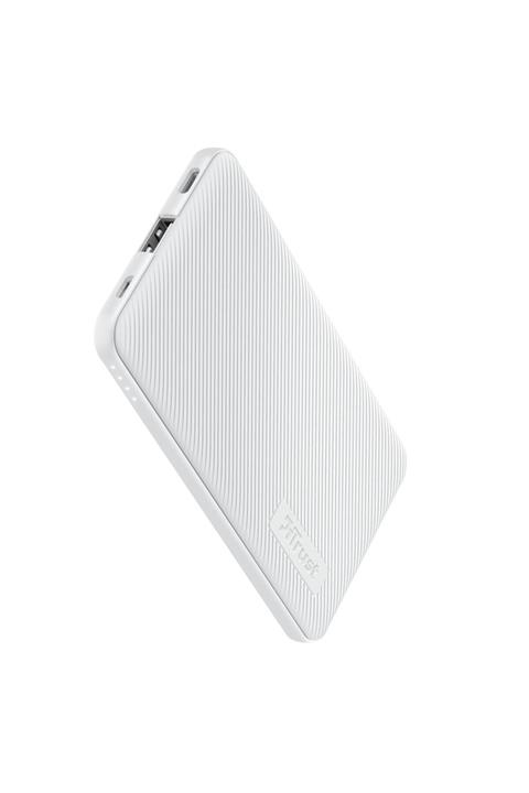 Trust Primo Ultra Ince Beyaz 5.000 Mah Süper Hızlı Şarj Özellikli Powerbank
