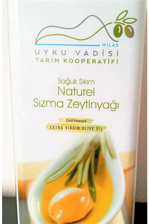 Milas uyku vadisi zeytinyağı Milas Uyku Vadisi Tarım Kooperatifi 3 Litre Soğuk Sıkım Natürel Zeytinyağı
