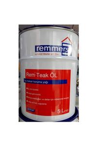 REMMERS Teak Oil Solvent Bazlı Dekoratif Tik Yağı 5 Lt