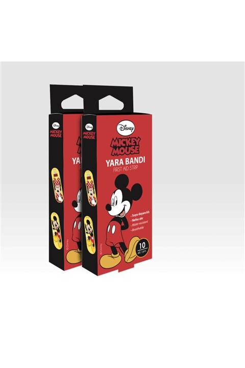 DISNEY Mickey Mouse Yara Bandı 10'lu +törpü