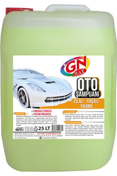 GNWAX Oto Şampuanı 25 Lt