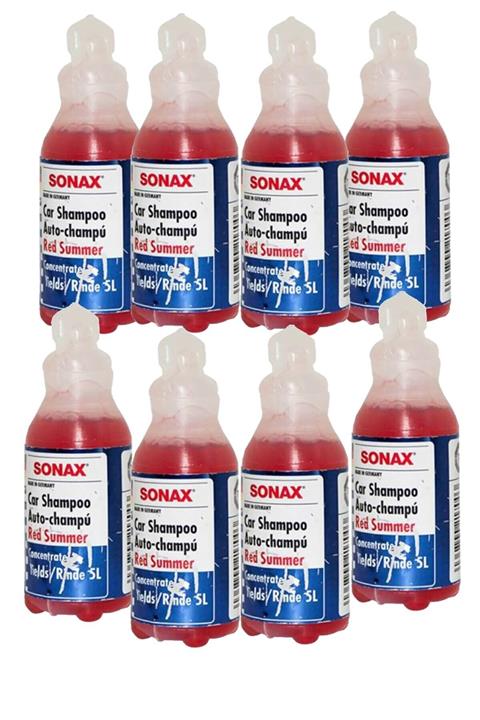 Sonax Konsantre Şampuan Kırmızı Yaz 10'lu Set