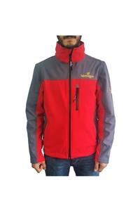 Lemigo Softshell Mont Kırmızı-gri M