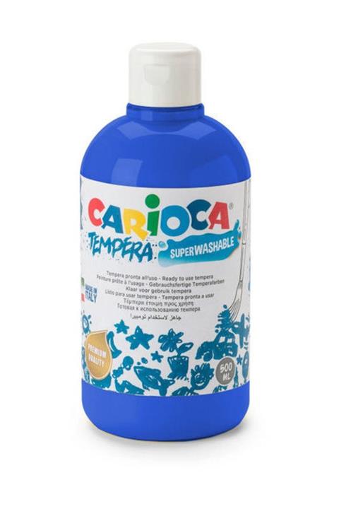 CARIOCA Carioca Tempera Yıkanabilir Poster Boya 500 ml. KOYU MAVİ