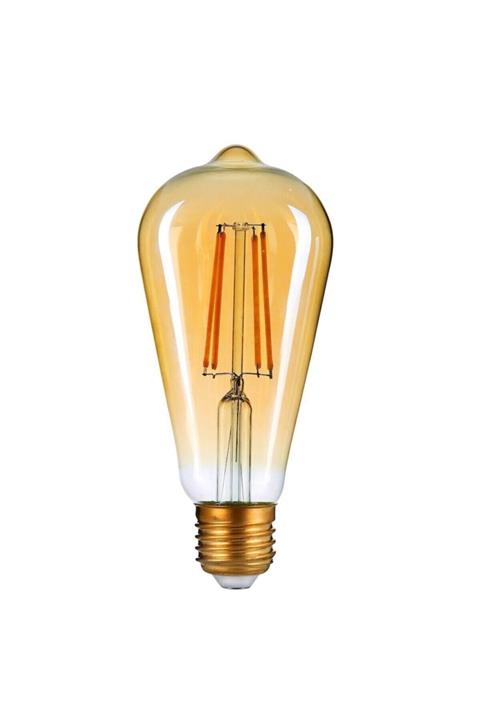 ORBUS Fılament St64/ 7w E27 Amber Dekoratif Rustik Led Ampul