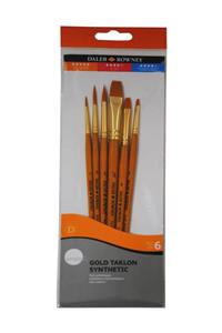 Daler Rowney Gold Taklon Synthetic Fırça Seti 7'li