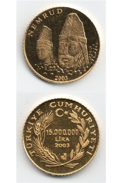 Benim Koleksiyonum 2003 Nemrud Altın Hatıra Parası