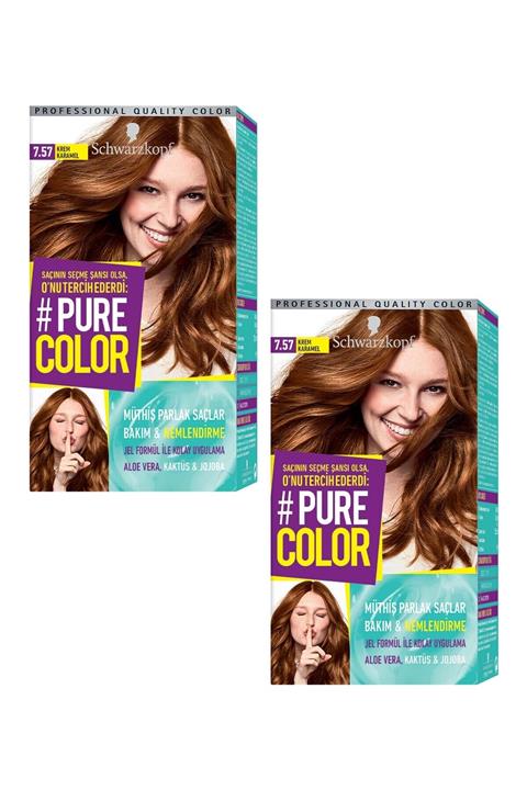 PURE COLOR 7-57 Krem Karamel X 2 Adet