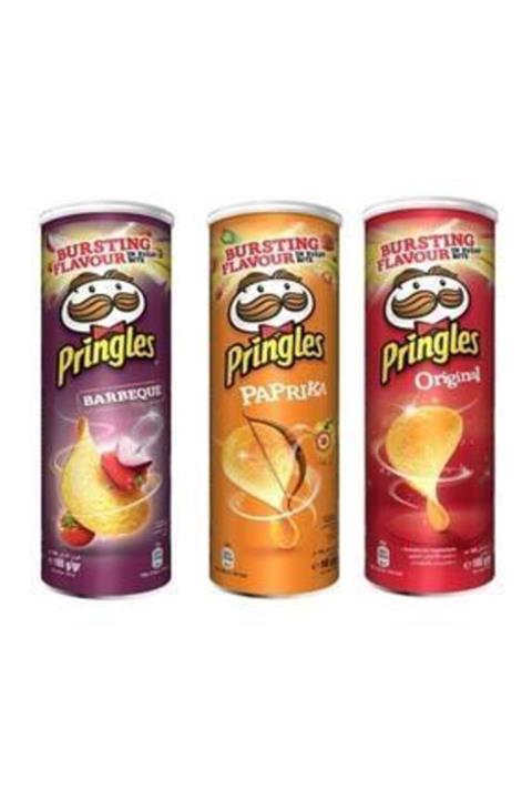 Pringles 165 Gr Cips 3'lü Set