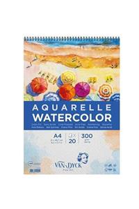 Van Dyck Aquarelle Watercolor Suluboya Resim Defteri A4 300 Gr 20 Yp