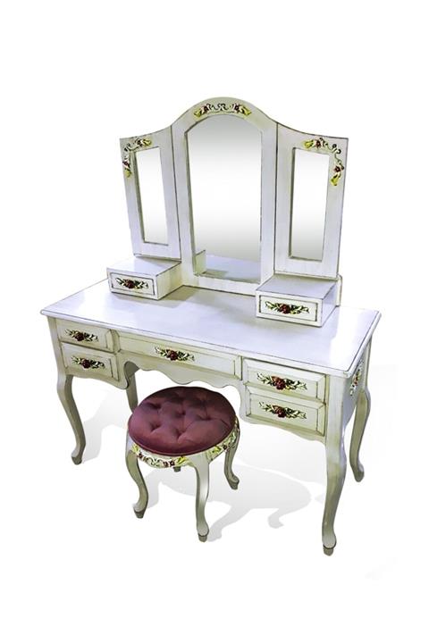 Moon Makyaj Masası-aynası-puf