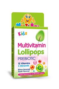 Multiball Kids Multivitamin Lollipop + Prebıotıc