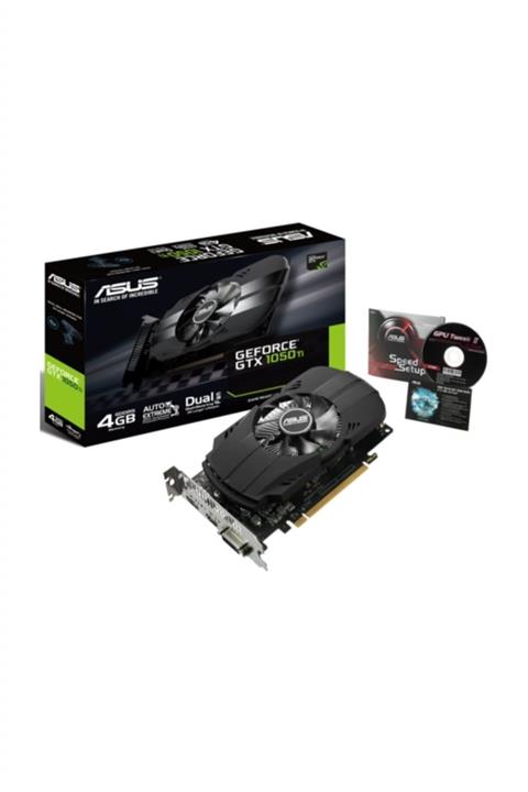 ASUS GTX1050 Ti Phoenix 4GB GDDR5 128Bit DX12 Nvidia Geforce Ekran Kartı PH-GTX1050TI-4G
