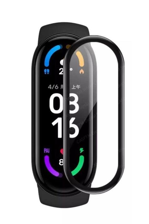 NANOSPACE Xiaomi Mi Band 6 Akıllı Bileklik Tam Kapatan 10d Ekran Koruyucu