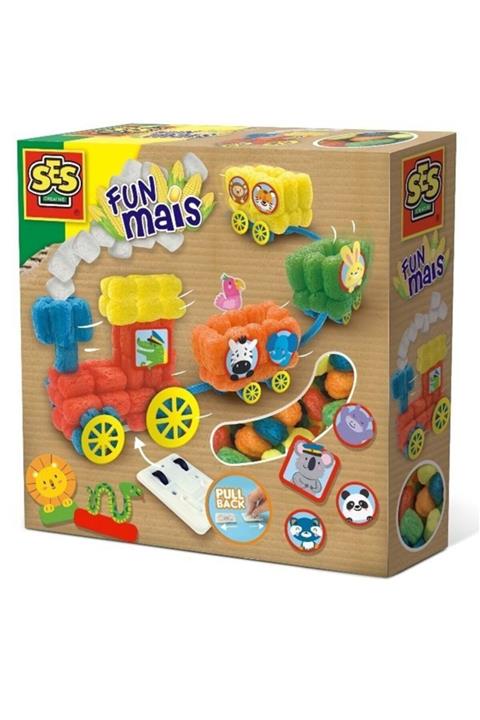 SES Creative Funmais Mısır Köpükleri Çek Bırak Çuf Çuf Tren Sc024956