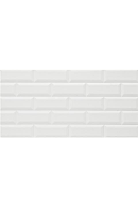 ÇANAKKALE SERAMİK Beyaz Parlak Mutfak Arası Millenium Fayans 2,16 m2 12 Adet 30x60 Rp-8195