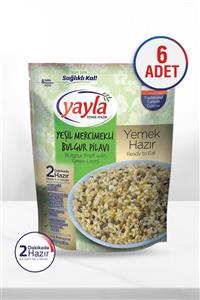 Yayla Yeşil Mercimekli Bulgur Pilavı 250GR 6'Lı Paket