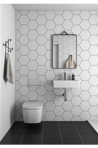 VitrA 21x24 Miniworx Ral 9016 Beyaz Hexagon Mat R10