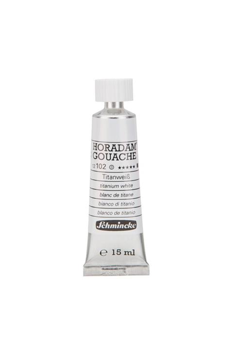 Schmincke : Horadam Gouache : Artist Guaj Boya : 15 Ml : Seri 1 : 102 Titanium White