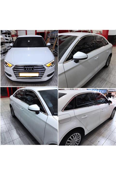 AKTİF OTO KROM Audı A3 Cam Çerçevesi Sd Krom 10 Parça 2013 - 2020